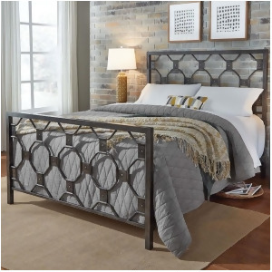 Fbg Baxter Metal Bed Heritage Silver Queen B10265 - All