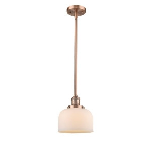 Innovations 1 Light Large Bell Mini Pendant in Antique Copper 201S-ac-g71 - All