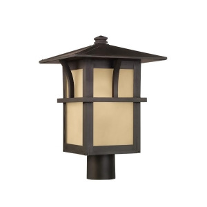 Sea Gull Lighting Medford Lakes 1-Lt Outdoor Post Lantern Bronze 82880En3-51 - All