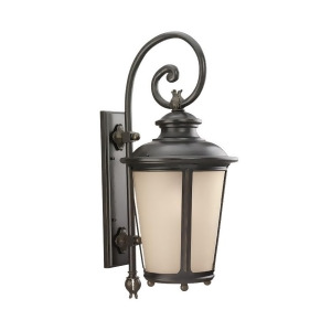 Sea Gull Lighting Cape May 1-Lt Outdoor Wall Lantern Burled Iron 88243En3-780 - All