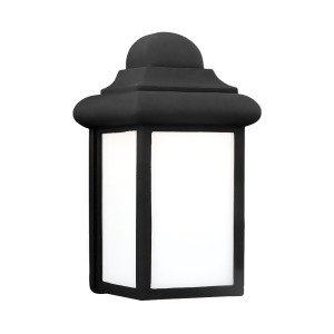 Sea Gull Lighting Mullberry Hill 1-Lt Outdoor Wall Lantern Black 8988En3-12 - All