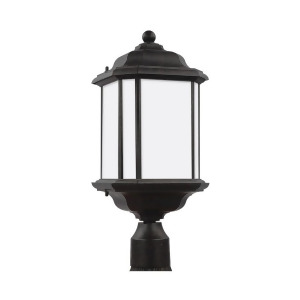 Sea Gull Lighting Kent 1-Lt Outdoor Post Lantern Oxford Bronze 82529En3-746 - All