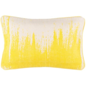 Bristle by Surya Down Fill Pillow Bright Yellow/Ivory 22 x 14 Bt013-2214d - All