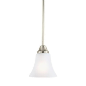 Sea Gull Lighting Holman 1 Light Mini-Pendant Brushed Nickel 61806En3-962 - All