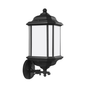 Sea Gull Lighting Kent 1 Light Outdoor Wall Lantern Black 84532En3-12 - All