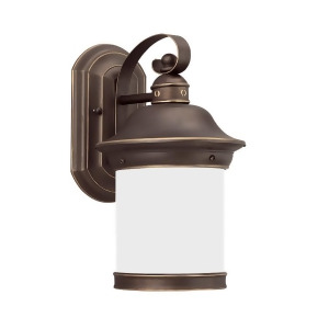 Sea Gull Lighting Hermitage 1-Lt Outdoor Wall Lantern Bronze 89181En3-71 - All