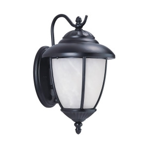 Sea Gull Lighting Yorktown 1 Light Outdoor Wall Lantern Black 84050Pen3-12 - All
