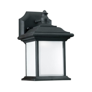 Sea Gull Lighting Wynfield 1 Light Outdoor Wall Lantern Black 89101En3-12 - All