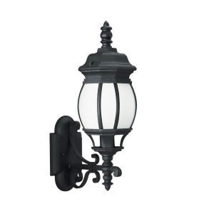 Sea Gull Lighting Wynfield 1 Light Outdoor Wall Lantern Black 89102En3-12 - All
