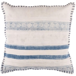 Lola by Surya Down Fill Pillow Navy/Pale Blue 20 x 20 Ll006-2020d - All