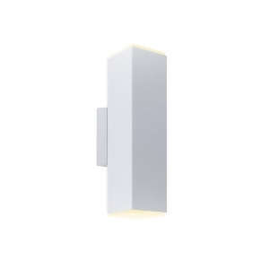 Dals Lighting 4 Led Square Cylinder Wall Sconce Satin Grey Ledwall-b-sg - All