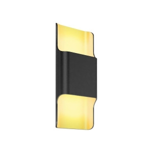 Dals Lighting Led Wall Pack 12W Wall Sconce Black Ledwall-e-bk - All
