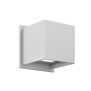 Dals Lighting Led Square 1D Wall Sconce Satin Grey Ledwall001d-sg - All
