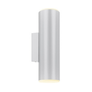 Dals Lighting 4 Led Round Cylinder Wall Sconce Satin Grey Ledwall-a-sg - All