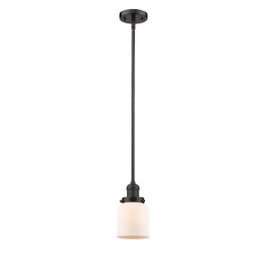 Innovations 1 Light Small Bell Mini Pendant in Oiled Rubbed Bronze 201S-ob-g51 - All