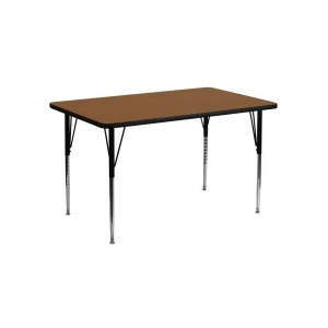 Flash Furniture Activity Table Xu-a2448-rec-oak-h-a-gg - All