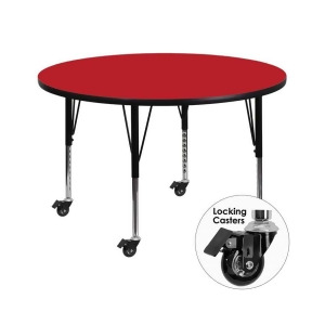 Flash Furniture Activity Table Xu-a48-rnd-red-h-p-cas-gg - All