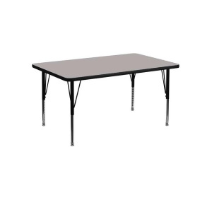 Flash Furniture Activity Table Xu-a3048-rec-gy-h-p-gg - All