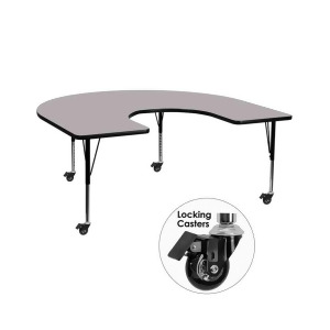 Flash Furniture Activity Table Xu-a6066-hrse-gy-t-p-cas-gg - All