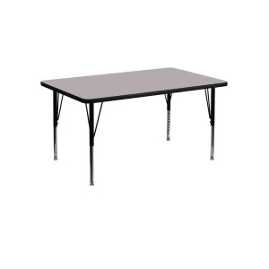 Flash Furniture Activity Table Xu-a3048-rec-gy-t-p-gg - All
