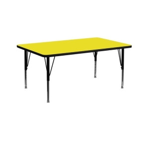 Flash Furniture Activity Table Xu-a3072-rec-yel-h-p-gg - All
