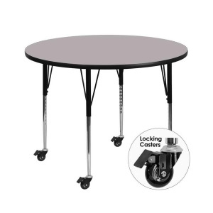 Flash Furniture Activity Table Xu-a48-rnd-gy-t-a-cas-gg - All