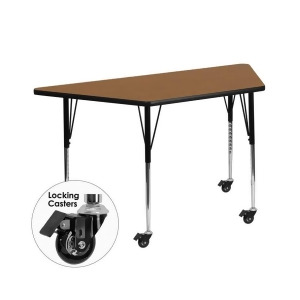 Flash Furniture Activity Table Xu-a3060-trap-oak-t-a-cas-gg - All