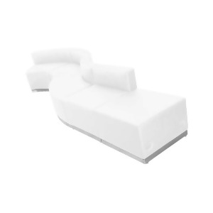 Flash Furniture Reception and Lounge Seating Zb-803-590-set-wh-gg - All