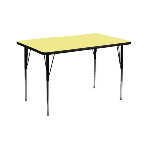 Flash Furniture Activity Table Xu-a3672-rec-yel-t-a-gg - All