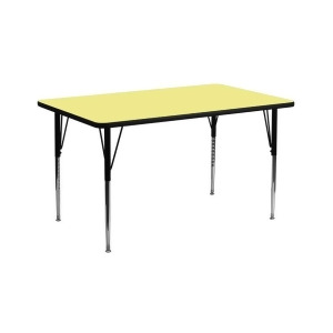 Flash Furniture Activity Table Xu-a3072-rec-yel-t-a-gg - All