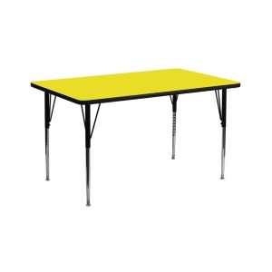 Flash Furniture Activity Table Xu-a3072-rec-yel-h-a-gg - All