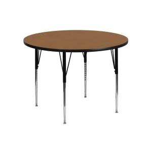 Flash Furniture Activity Table Xu-a48-rnd-oak-t-a-gg - All
