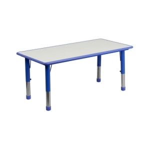 Flash Furniture Activity Table Yu-ycy-060-rect-tbl-blue-gg - All