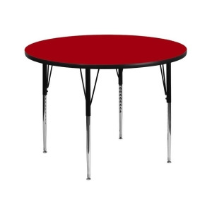 Flash Furniture Activity Table Xu-a60-rnd-red-t-a-gg - All