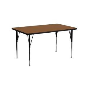 Flash Furniture Activity Table Xu-a2460-rec-oak-h-a-gg - All