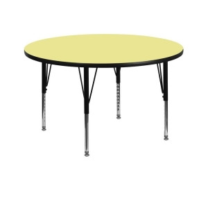 Flash Furniture Activity Table Xu-a60-rnd-yel-t-p-gg - All