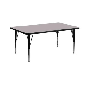 Flash Furniture Activity Table Xu-a3072-rec-gy-t-p-gg - All