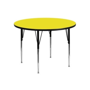 Flash Furniture Activity Table Xu-a48-rnd-yel-h-a-gg - All