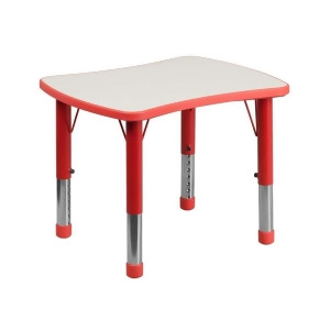 Flash Furniture Activity Table Yu-ycy-098-rect-tbl-red-gg - All