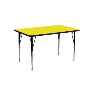 Flash Furniture Activity Table Xu-a2448-rec-yel-h-a-gg - All