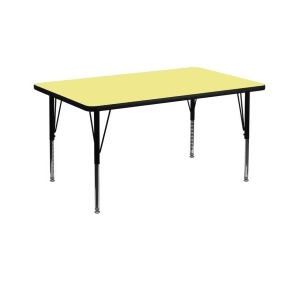 Flash Furniture Activity Table Xu-a3672-rec-yel-t-p-gg - All