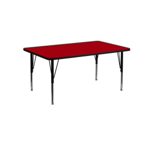 Flash Furniture Activity Table Xu-a2448-rec-red-t-p-gg - All