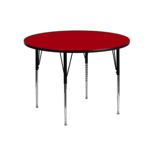 Flash Furniture Activity Table Xu-a48-rnd-red-t-a-gg - All