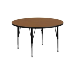 Flash Furniture Activity Table Xu-a48-rnd-oak-t-p-gg - All