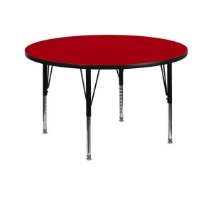 Flash Furniture Activity Table Xu-a60-rnd-red-t-p-gg - All