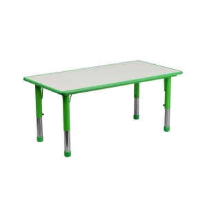 Flash Furniture Activity Table Yu-ycy-060-rect-tbl-green-gg - All