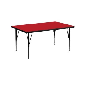 Flash Furniture Activity Table Xu-a3060-rec-red-h-p-gg - All