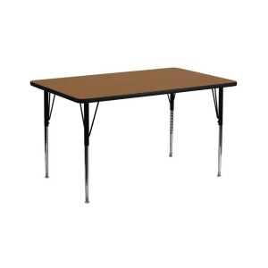 Flash Furniture Activity Table Xu-a3072-rec-oak-t-a-gg - All