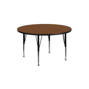 Flash Furniture Activity Table Xu-a42-rnd-oak-h-p-gg - All