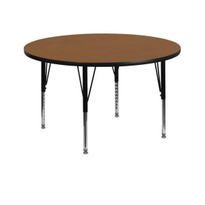 Flash Furniture Activity Table Xu-a60-rnd-oak-t-p-gg - All